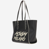 BORSA IN PELLE SINTETICA CON LOGO F5MSJGBA097 110 MSGM KIDS 