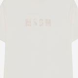 T-SHIRT IN COTONE CON LOGO S6MSJBTH241 013 MSGM KIDS 