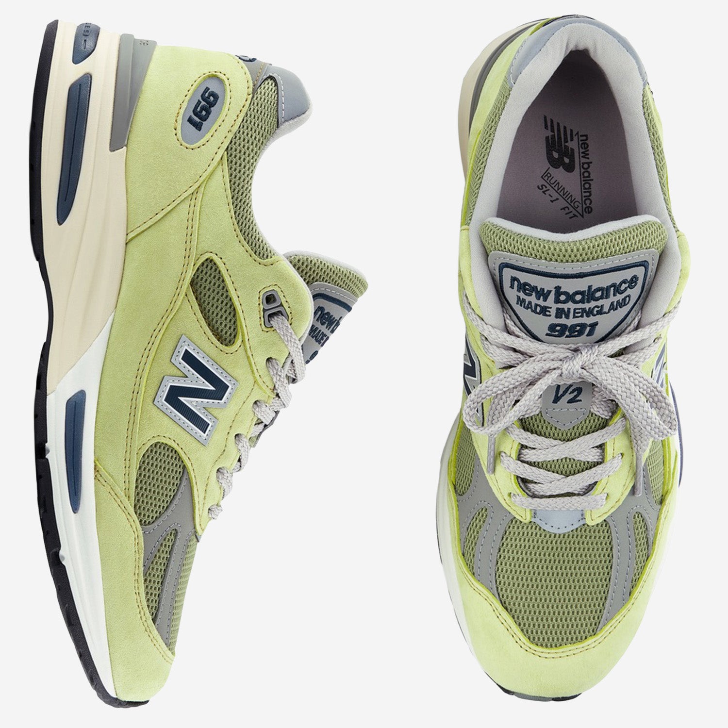 SNEAKERS 991V2 U991WG2 GREENBANANA NEW BALANCE 