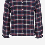 CAMICIA IN COTONE CON MOTIVO A QUADRI DIVA 155 NICOLETTA FANNA KIDS 