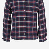 CAMICIA IN COTONE CON MOTIVO A QUADRI DIVA 155 NICOLETTA FANNA KIDS 