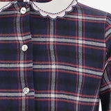 CAMICIA IN COTONE CON MOTIVO A QUADRI DIVA 155 NICOLETTA FANNA KIDS 