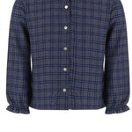 CAMICIA IN COTONE CON MOTIVO A QUADRI DIVA 160 NICOLETTA FANNA KIDS 