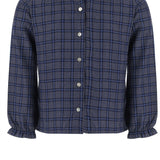 CAMICIA IN COTONE CON MOTIVO A QUADRI DIVA 160 NICOLETTA FANNA KIDS 