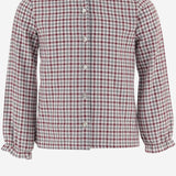 CAMICIA IN COTONE CON MOTIVO A QUADRI DIVA 36 NICOLETTA FANNA KIDS 