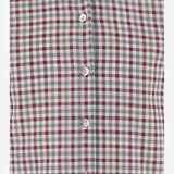 CAMICIA IN COTONE CON MOTIVO A QUADRI DIVA 36 NICOLETTA FANNA KIDS 