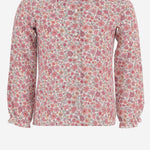CAMICIA IN COTONE CON MOTIVO FLOREALE DIVA 520 NICOLETTA FANNA KIDS 