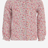 CAMICIA IN COTONE CON MOTIVO FLOREALE DIVA 520 NICOLETTA FANNA KIDS 