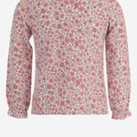 CAMICIA IN COTONE CON MOTIVO FLOREALE DIVA 520 NICOLETTA FANNA KIDS 