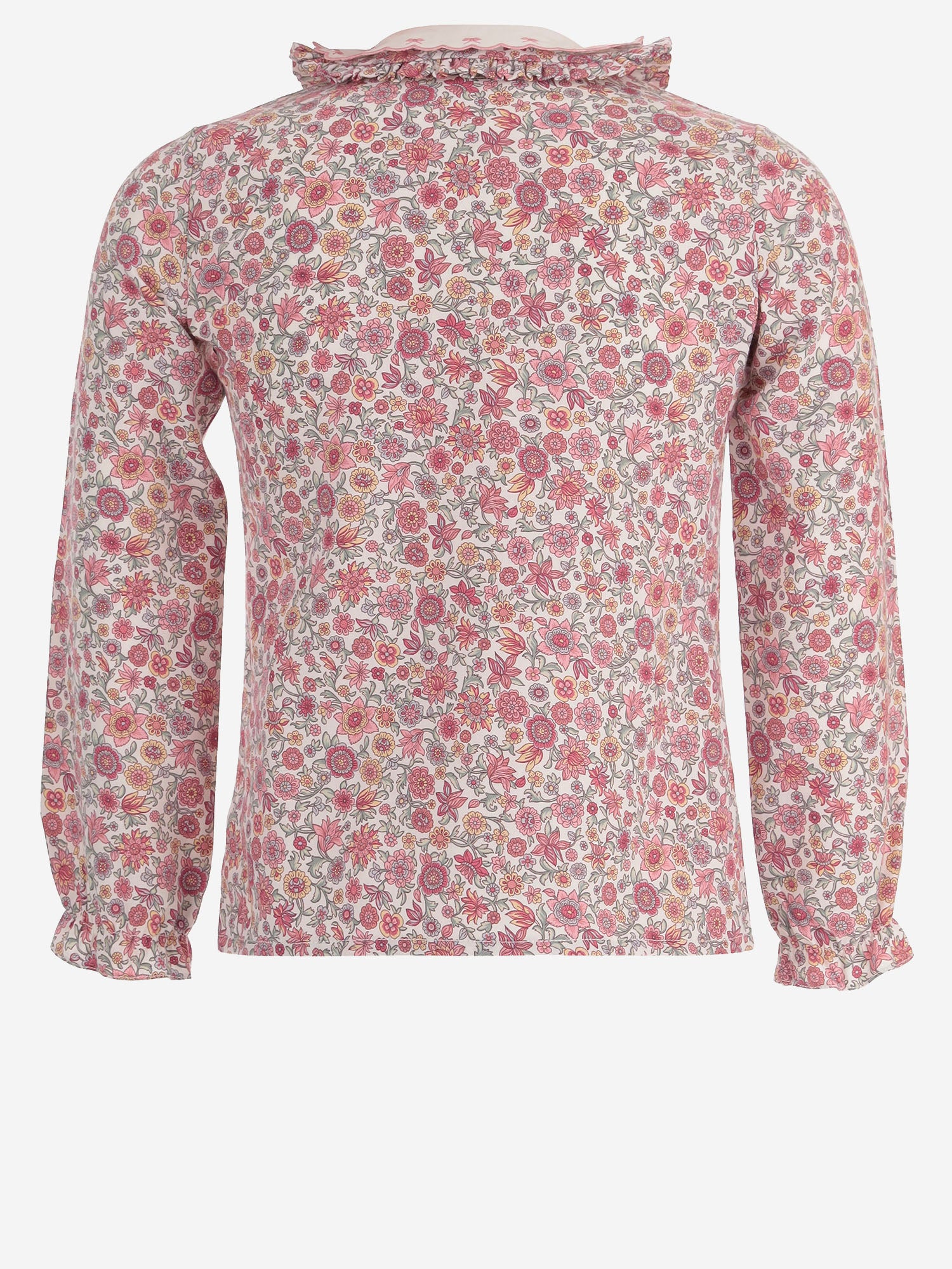 CAMICIA IN COTONE CON MOTIVO FLOREALE DIVA 520 NICOLETTA FANNA KIDS 