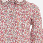 CAMICIA IN COTONE CON MOTIVO FLOREALE DIVA 520 NICOLETTA FANNA KIDS 