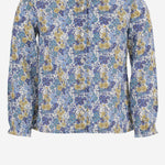 CAMICIA IN COTONE CON MOTIVO FLOREALE DIVA 524 NICOLETTA FANNA KIDS 
