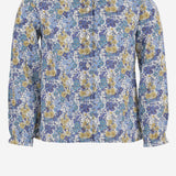 CAMICIA IN COTONE CON MOTIVO FLOREALE DIVA 524 NICOLETTA FANNA KIDS 