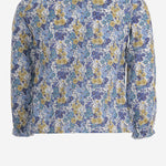 CAMICIA IN COTONE CON MOTIVO FLOREALE DIVA 524 NICOLETTA FANNA KIDS 