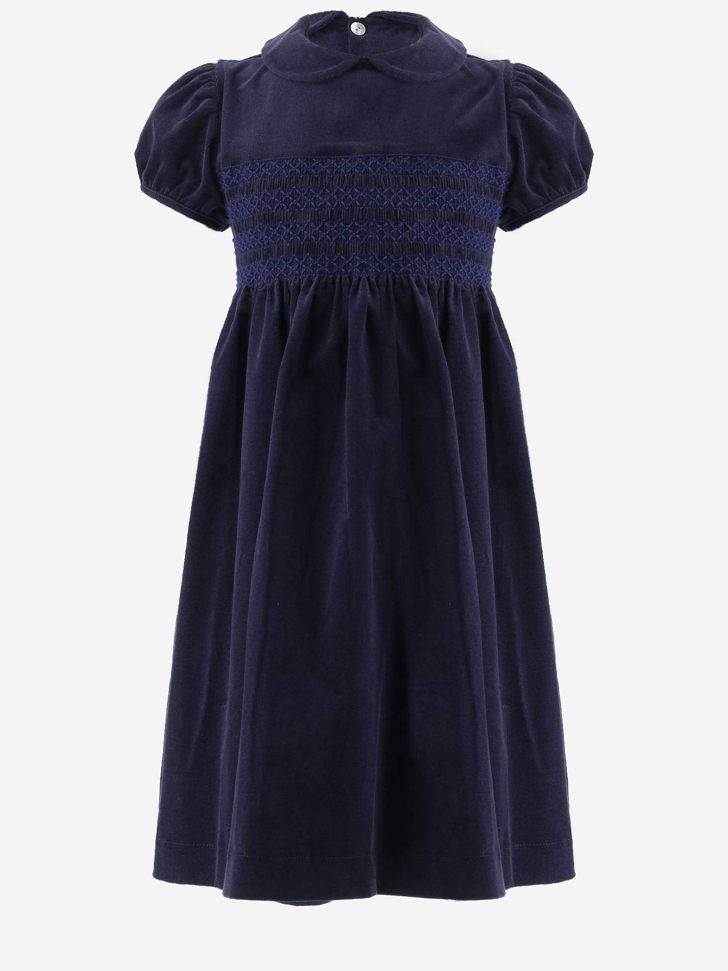 ABITO IN COTONE CON PUNTO SMOCK LILLI 58 NICOLETTA FANNA KIDS 