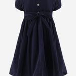 ABITO IN COTONE CON PUNTO SMOCK LILLI 58 NICOLETTA FANNA KIDS 