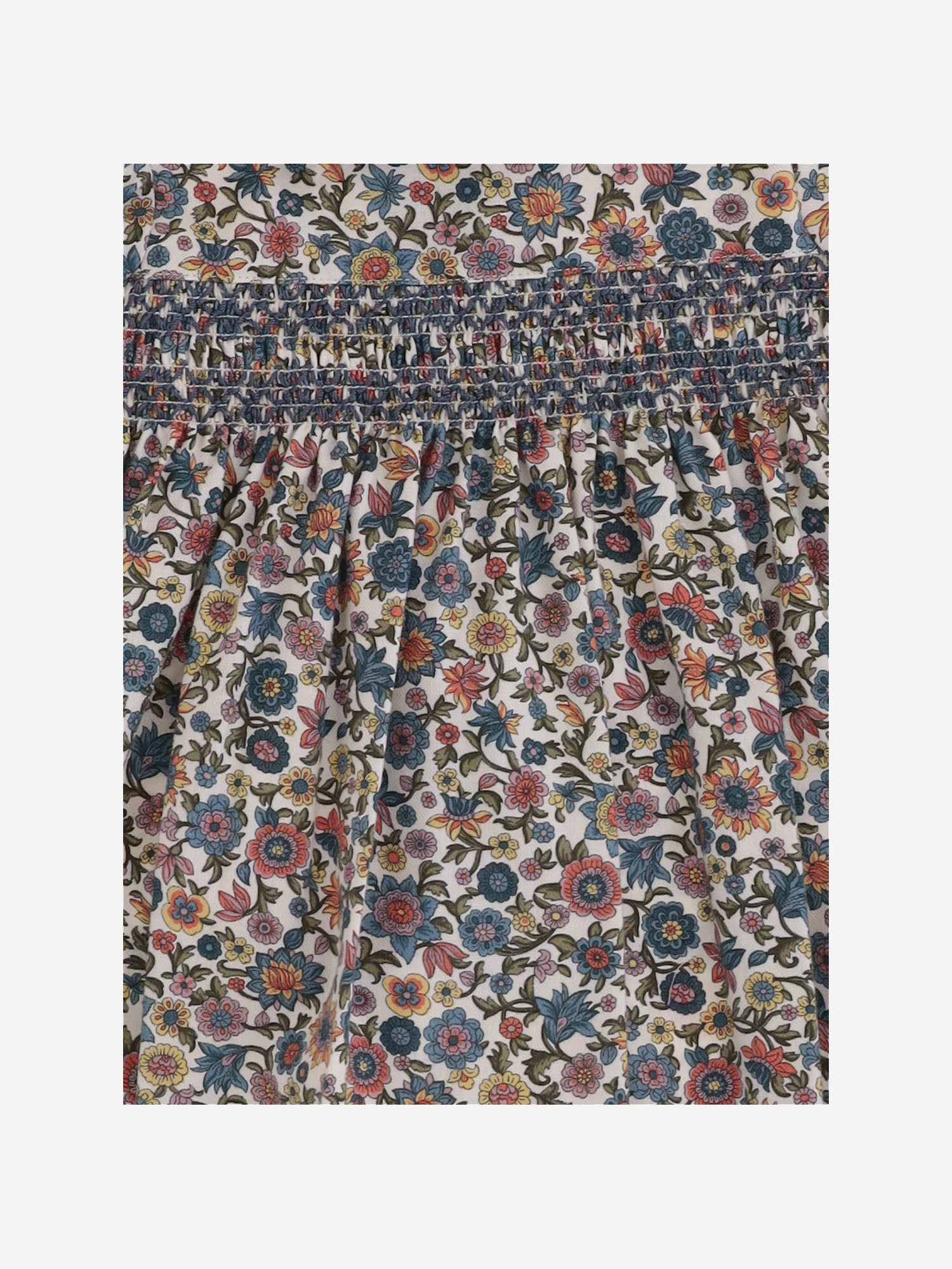PAGLIACCETTO IN COTONE E LANA CON MOTIVO FLOREALE LULU 519 NICOLETTA FANNA KIDS 