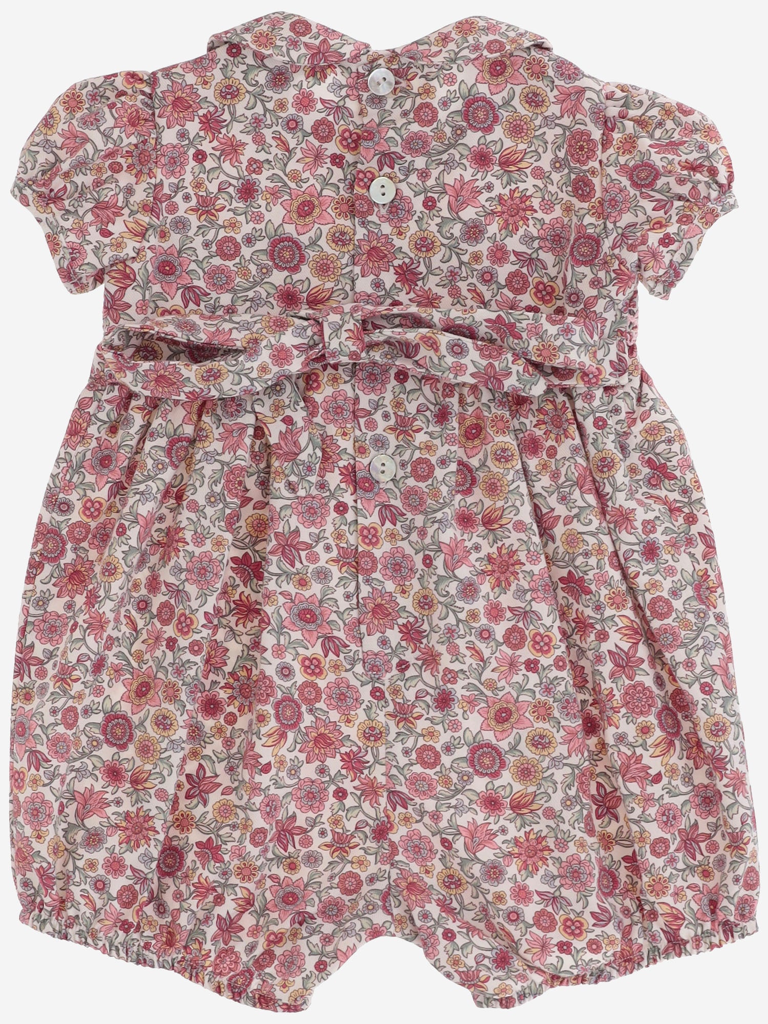 PAGLIACCETTO IN COTONE E LANA CON MOTIVO FLOREALE LULU 520 NICOLETTA FANNA KIDS 