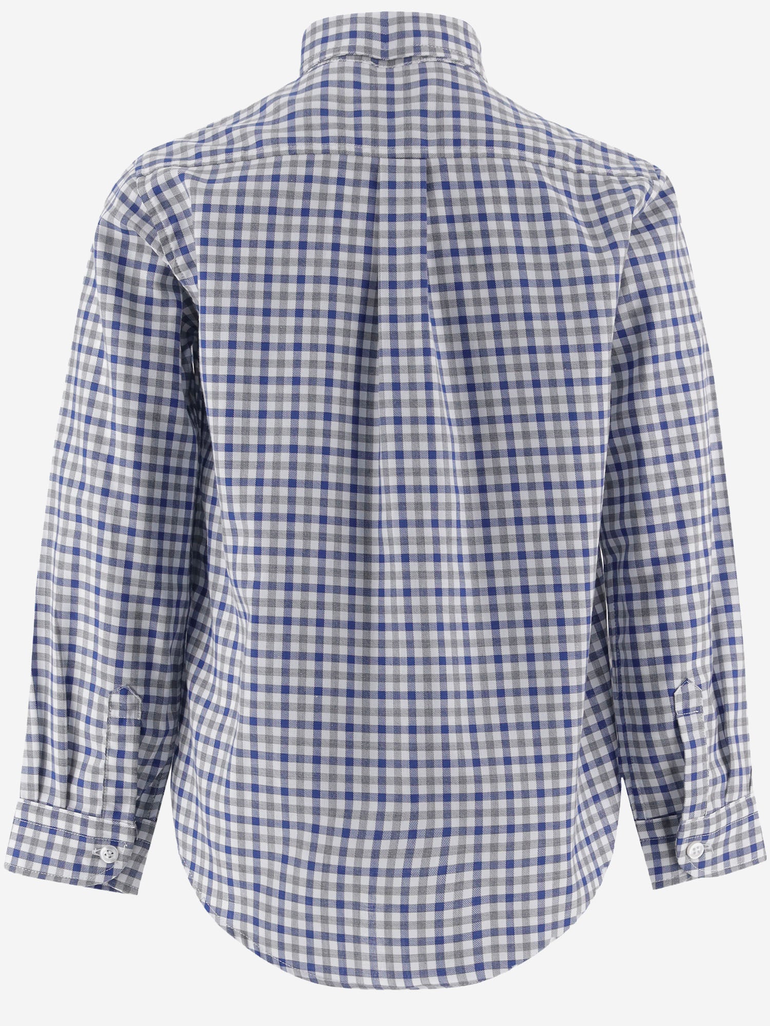 CAMICIA IN COTONE CON MOTIVO A QUADRI MBML 170 NICOLETTA FANNA KIDS 