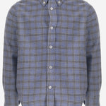 CAMICIA IN COTONE CON COLLETTO BUTTON-DOWN MBML 50 NICOLETTA FANNA KIDS 
