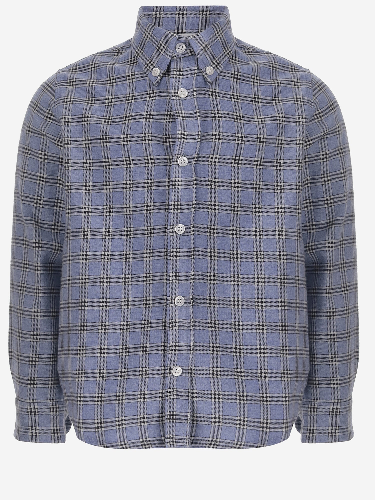 CAMICIA IN COTONE CON COLLETTO BUTTON-DOWN MBML 50 NICOLETTA FANNA KIDS 