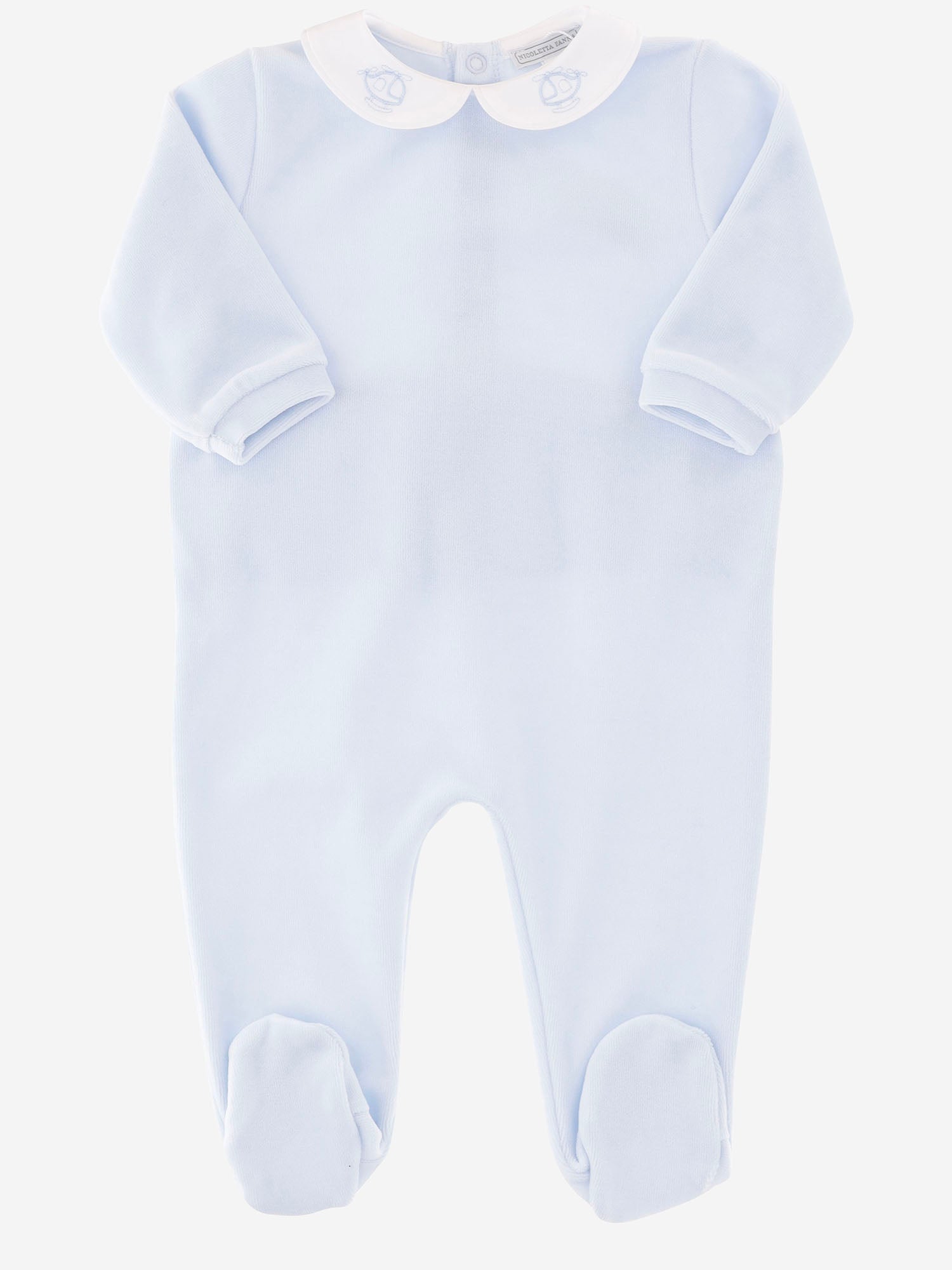 TUTINA INTERA IN COTONE PISOLOPIEDE CEL NICOLETTA FANNA KIDS 