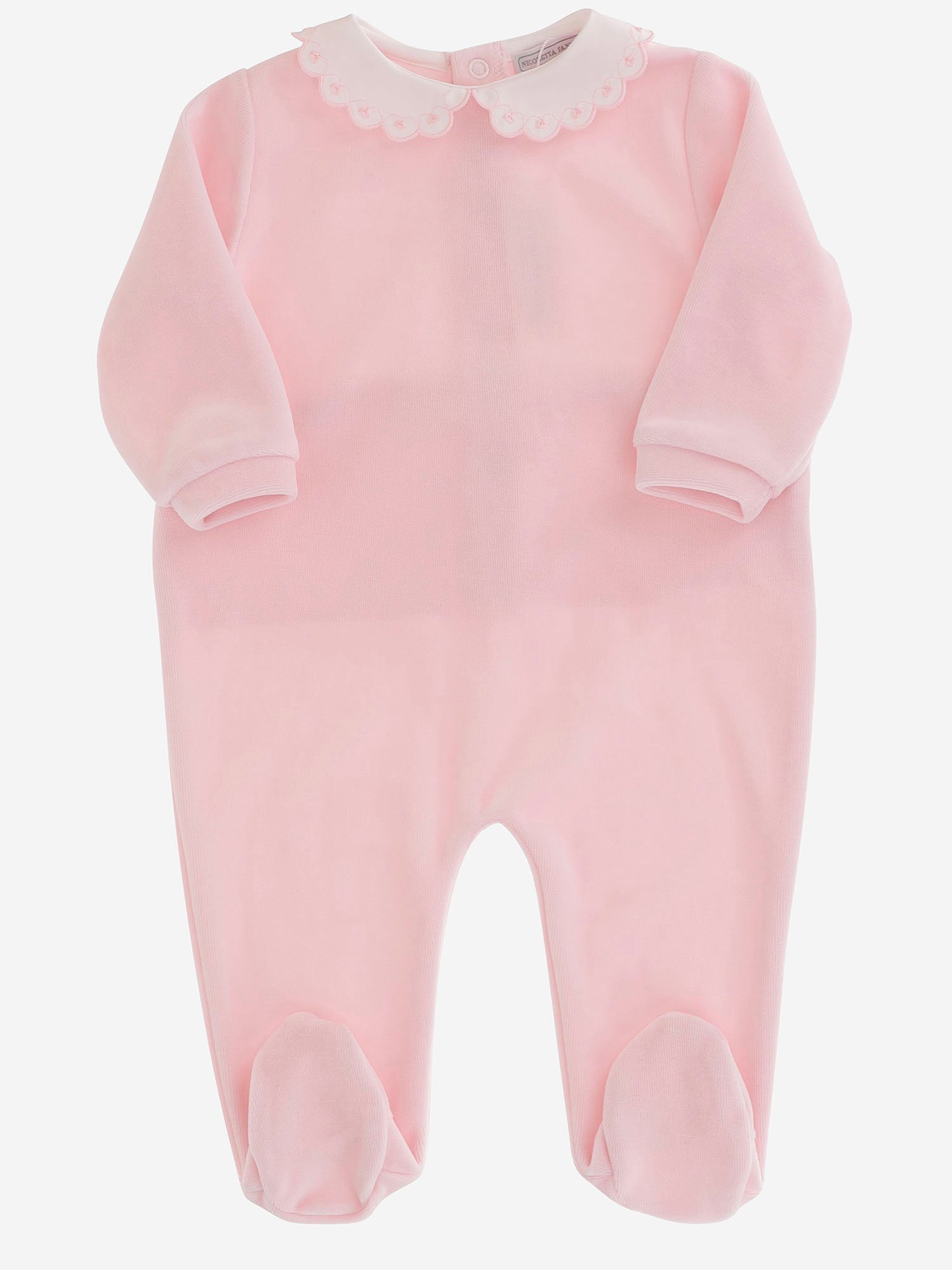 TUTINA INTERA IN COTONE PISOLOPIEDE ROSA NICOLETTA FANNA KIDS 