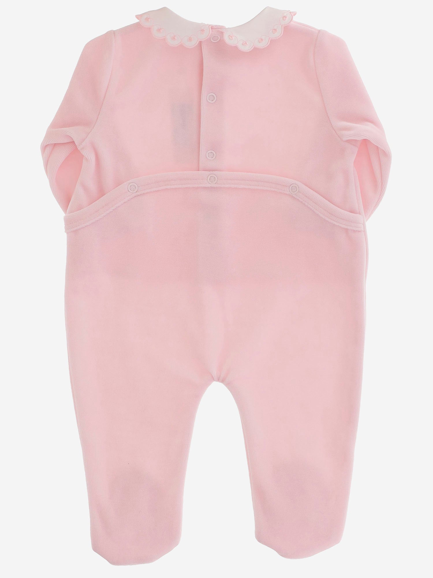 TUTINA INTERA IN COTONE PISOLOPIEDE ROSA NICOLETTA FANNA KIDS 