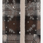GILET IN MISTO LANA CON RICAMI FLOREALI DIXIEBRIGHT DES17 NOVELLE 