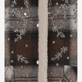 GILET IN MISTO LANA CON RICAMI FLOREALI DIXIEBRIGHT DES17 NOVELLE 