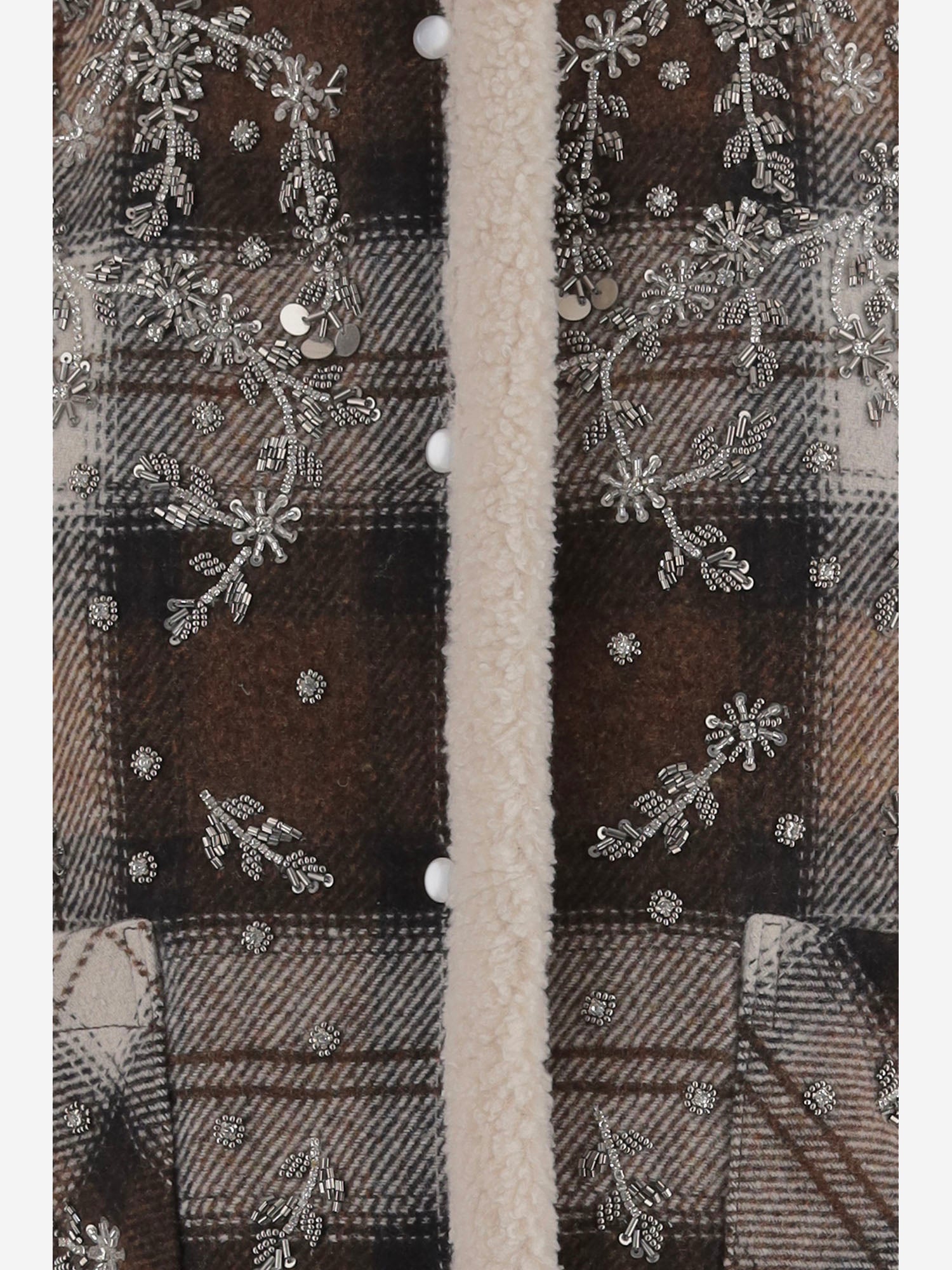 GILET IN MISTO LANA CON RICAMI FLOREALI DIXIEBRIGHT DES17 NOVELLE 