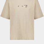 T-SHIRT IN COTONE SPICES ARROW 44MAA120F26J00D 031 OFF-WHITE 