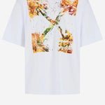 T-SHIRT IN COTONE SPICES ARROW 44MAA120F26J00D 100 OFF-WHITE 