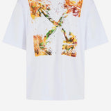 T-SHIRT IN COTONE SPICES ARROW 44MAA120F26J00D 100 OFF-WHITE 