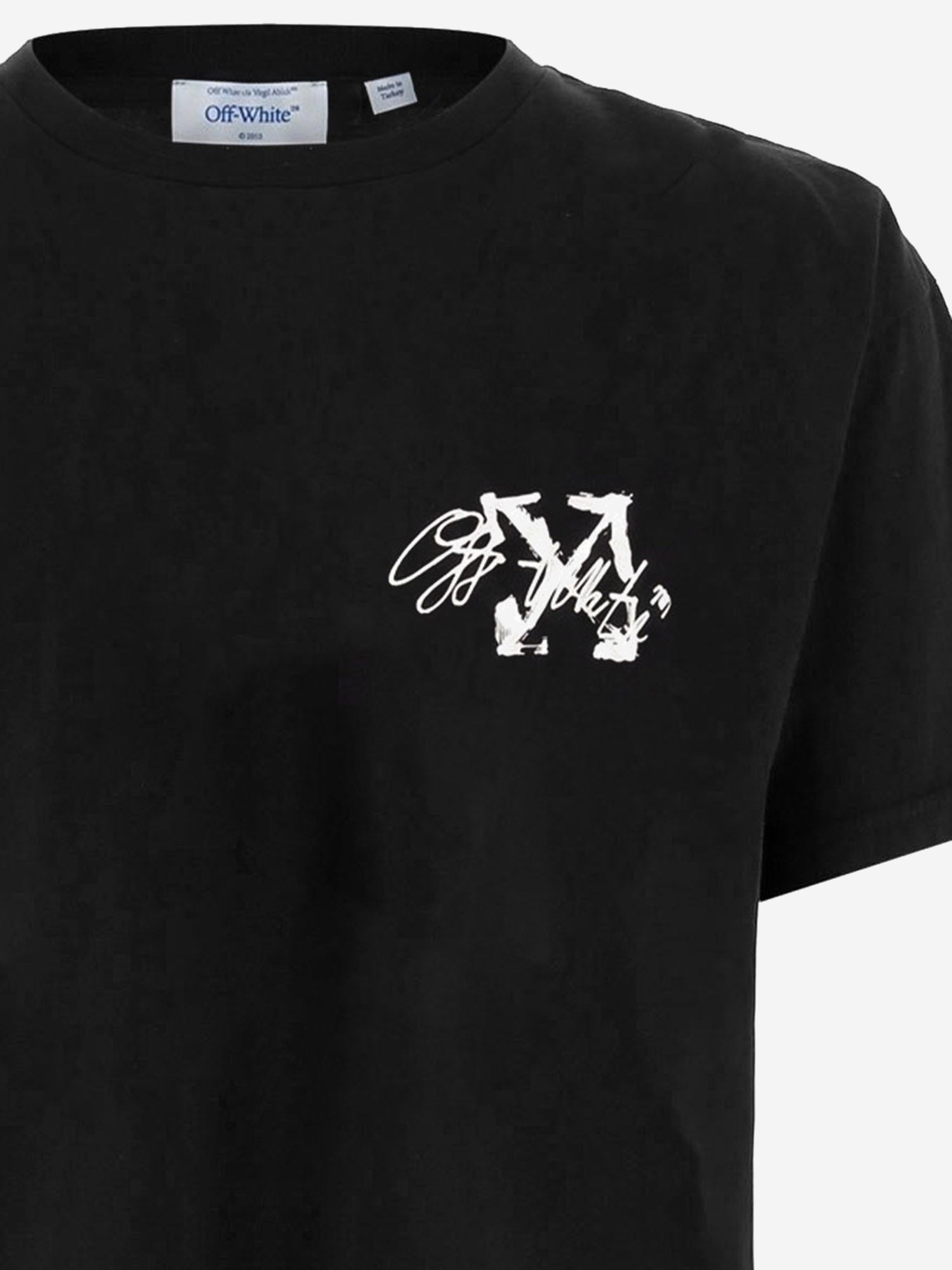 T-SHIRT IN COTONE STROKE 2 ARROW SKATE 44MAA120F26J00J 001 OFF-WHITE 