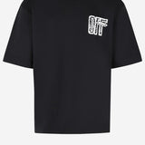 T-SHIRT IN COTONE MOTION ARROW SKATE 44MAA120F26J00Y 001 OFF-WHITE 