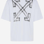 T-SHIRT IN COTONE MOTION ARROW SKATE 44MAA120F26J00Y 100 OFF-WHITE 