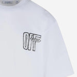 T-SHIRT IN COTONE MOTION ARROW SKATE 44MAA120F26J00Y 100 OFF-WHITE 