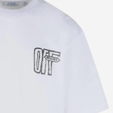 T-SHIRT IN COTONE MOTION ARROW SKATE 44MAA120F26J00Y 100 OFF-WHITE 