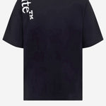 T-SHIRT IN COTONE CON LOGO 44MAA120F26J010 001 OFF-WHITE 