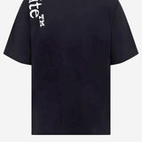 T-SHIRT IN COTONE CON LOGO 44MAA120F26J010 001 OFF-WHITE 
