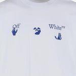 T-SHIRT IN COTONE BACCO ARROW 44MAA120F26J018 100 OFF-WHITE 