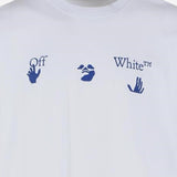T-SHIRT IN COTONE BACCO ARROW 44MAA120F26J018 100 OFF-WHITE 