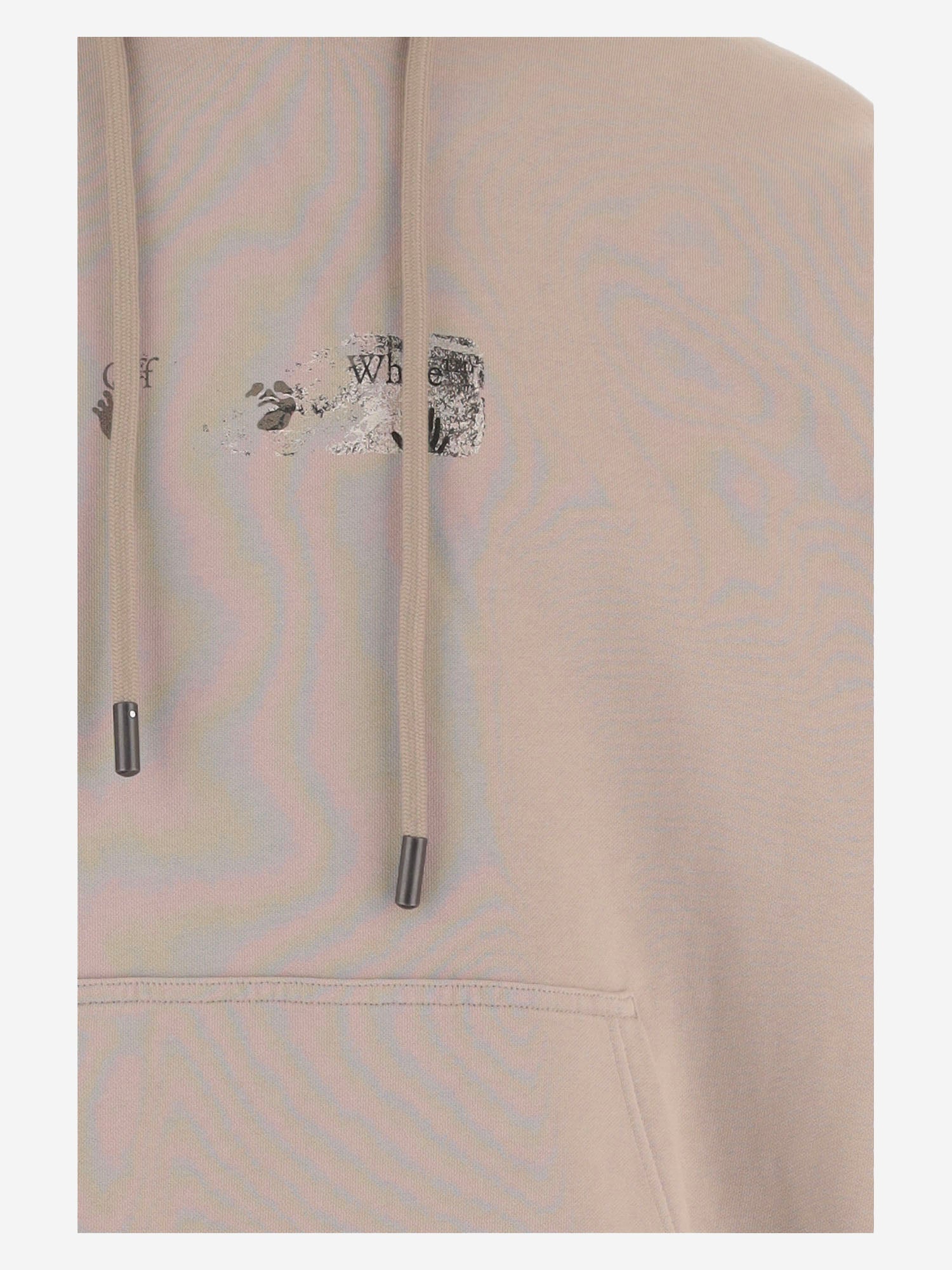 FELPA SPICES ARROW IN COTONE 44MBB085F26F004 031 OFF-WHITE 