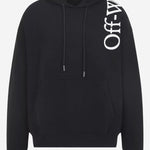 FELPA IN COTONE CON STAMPA LOGO 44MBB085F26F00O 001 OFF-WHITE 