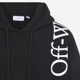 FELPA IN COTONE CON STAMPA LOGO 44MBB085F26F00O 001 OFF-WHITE 