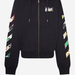 FELPA IN COTONE CON LOGO 44MBE02EF26F001 001 OFF-WHITE 
