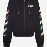 FELPA IN COTONE CON LOGO 44MBE02EF26F001 001 OFF-WHITE 
