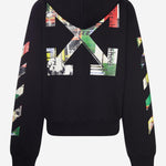 FELPA IN COTONE CON LOGO 44MBE02EF26F001 001 OFF-WHITE 