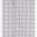 CAMICIA a quadri IN cotone 44MGE04MF26F003 050 OFF-WHITE 